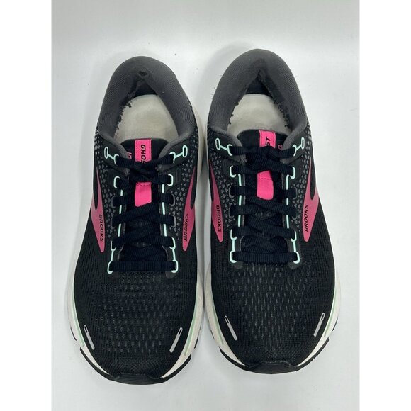 Brooks Ghost 14 Running Shoes Black/Pink Womens Size 6.5 Wide *no Insoles READ - Picture 4 of 13